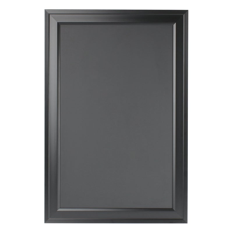 DesignOvation Bosc Framed Magnetic Chalkboard, 18.5x27.5, Black - Image 1